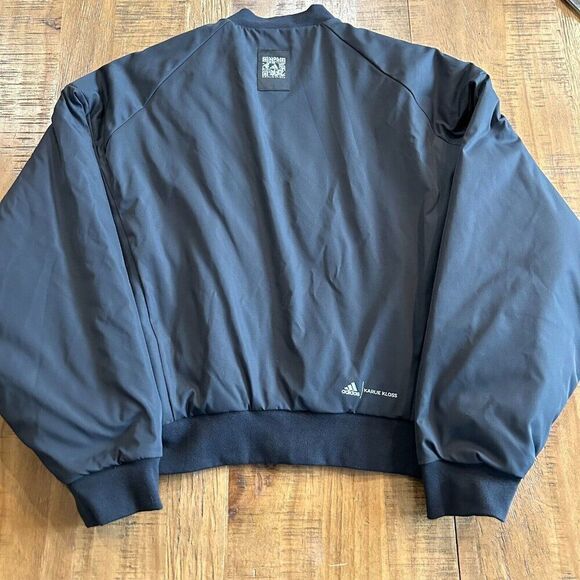 ADIDAS x Karlie Kloss Black Bomber Jacket Women's XXL Great Condition - Picture 3 of 13